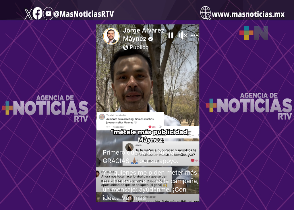Álvarez Máynez celebra en redes sociales «que le está dando la vuelta» a Xóchitl Gálvez